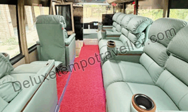 11 seater sml isuzu ultra luxury coach with washroom recliner seats hire